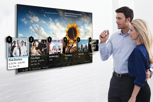 Samsungin älytelevisiot muuttavat sormen kaukosäätimeksi